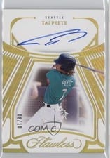 2024 Panini Flawless Draft Signatures Tai Peete #DS-TP card