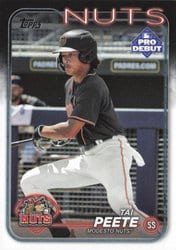 2024 Topps Pro Debut Base Set Tai Peete #PD-107 card