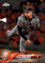 2018 Topps Chrome Base Set Taijuan Walker #19 card