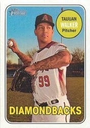 2018 Topps Heritage Base Set Taijuan Walker #193 card