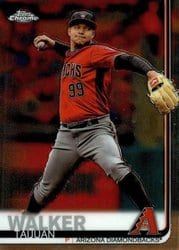 2019 Topps Chrome Base Set Taijuan Walker #143 card