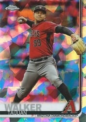 2019 Topps Chrome Sapphire Edition Base Set Taijuan Walker #286 card