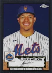 2021 Topps Chrome Platinum Anniversary Base Set Taijuan Walker #489 card