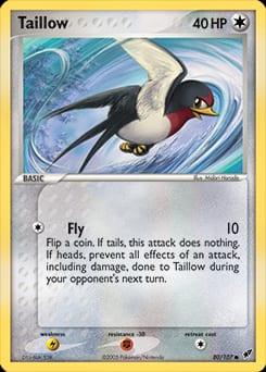 Deoxys Taillow #80 card