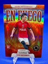 2025 Panini Prizm FIFA Club World Cup En Fuego Taishi Matsumoto #8 card