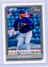 2022 Panini Three and Two Prospects Taj Bradley #P-29 card