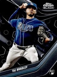 2023 Topps Chrome Black Base Set Taj Bradley #60 card