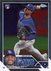 2023 Topps Chrome Update Base Set Taj Bradley #USC194 card