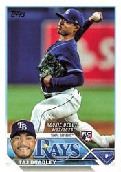 2023 Topps Update Base Set Taj Bradley #US3 card