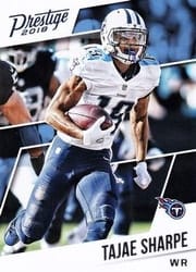 2018 Panini Prestige Base Set Tajae Sharpe #154 card