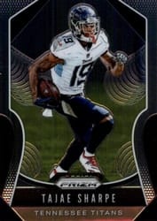 2019 Panini Prizm Base Set Tajae Sharpe #159 card