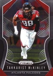 2019 Panini Prizm Base Set Takkarist McKinley #172 card