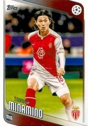 2025-26 Topps UEFA Club Competitions Base Set Takumi Minamino #123 card