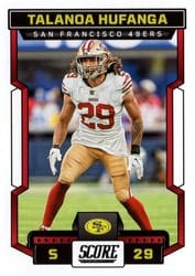 2023 Score Base Set Talanoa Hufanga #173 card