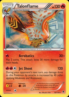 2014 Phantom Forces Talonflame #10 card