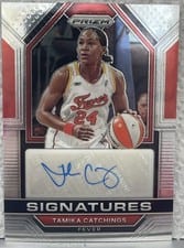 Tamika Catchings 2023 Panini Prizm WNBA Signatures card