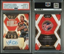 Tamika Catchings 2024 Panini Select WNBA Draft Selections Signatures card