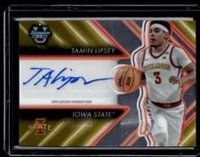 2024-25 Bowman's Best University Possession Arrow Autographs Tamin Lipsey #PAA-TL card