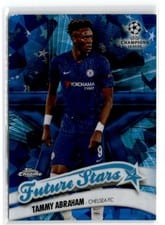 2019 Topps Chrome UEFA Champions League Sapphire Future Stars Tammy Abraham #FS-TH card