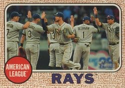2017 Topps Heritage Base Set Tampa Bay Rays #27 card