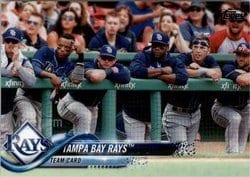 2018 Topps Base Set Tampa Bay Rays #468 card