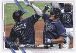 2021 Topps Base Set Tampa Bay Rays #222 card