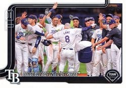 2025 Topps Base Set Tampa Bay Rays #294 card
