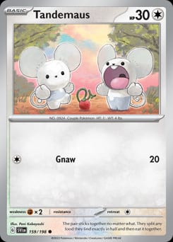 Scarlet & Violet Tandemaus #159 card