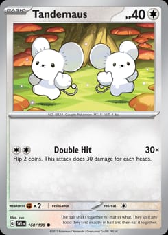 Scarlet & Violet Tandemaus #160 card