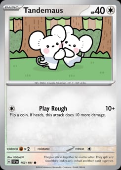 Surging Sparks Tandemaus #157 card