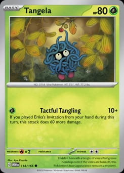 2023 151 Tangela #114 card