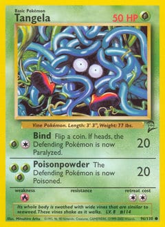 2000 Base Set 2 Tangela #96 card
