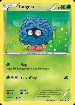 2012 Boundaries Crossed Tangela #5 card