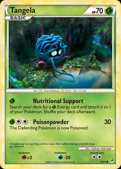 2011 Call of Legends Tangela #72 card