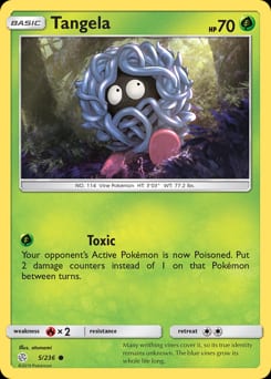 2019 Cosmic Eclipse Tangela #5 card