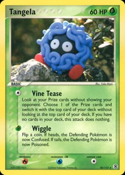 2004 FireRed & LeafGreen Tangela #30 card