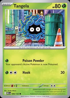 2025 Mega Evolution Tangela #6 card