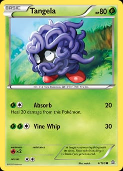 2015 Primal Clash Tangela #4 card