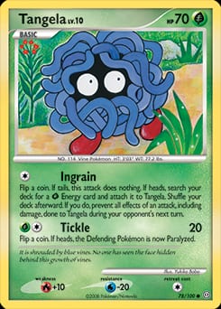 2008 Stormfront Tangela #78 card