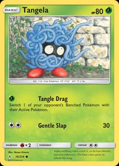 2019 Unbroken Bonds Tangela #16 card