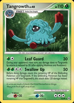 2009 Arceus Tangrowth #10 card