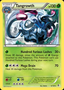2012 Boundaries Crossed Tangrowth #6 card