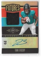 2023 Panini Legacy Futures Patch Autographs Silver Tank Bigsby #FAPS-28 card