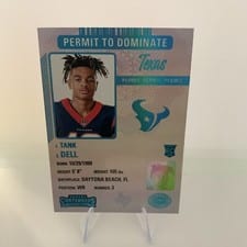 2023 Panini Contenders Permit to Dominate Tank Dell #34 card
