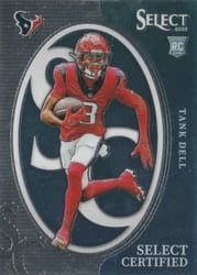 2023 Panini Select Select Certified Rookies Tank Dell #21 card