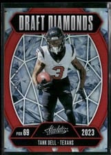 2025 Panini Absolute Draft Diamonds Tank Dell #DD-TDL card