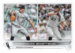 2022 Topps Mini Base Set Tanner Banks / Bennett Sousa #US146 card