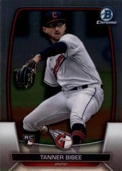 2023 Bowman Chrome Base Set Tanner Bibee #88 card