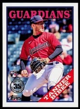2023 Topps Update 1988 Tanner Bibee #88US-16 card