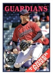 2023 Topps Update 1988 Topps Baseball Tanner Bibee #88US-16 card